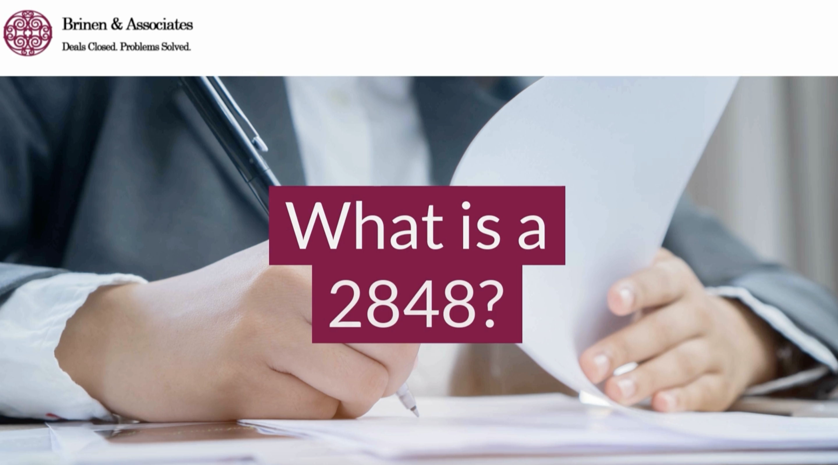 What is a 2848?